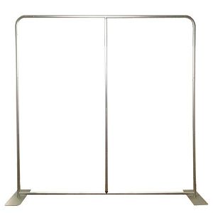 Strong Aluminium Pillowcase Backdrop Frame 8ft x 8ft With Extra Wide Feet