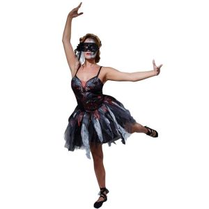 Zombie Ballerina Women’s Halloween Fancy Dress Costume  Small