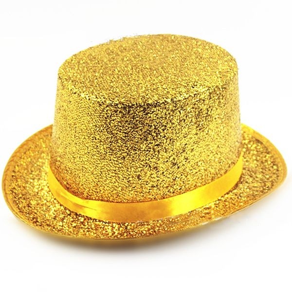 gold top hat